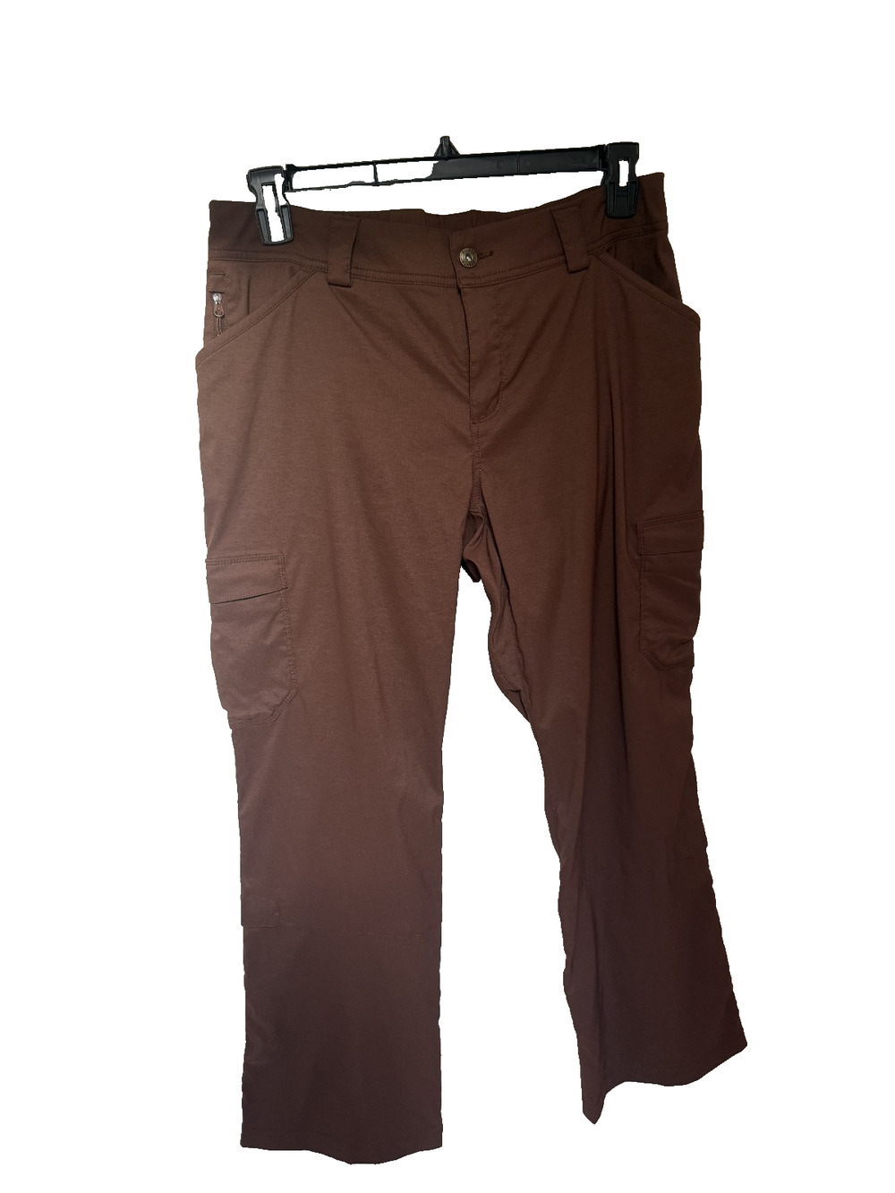 Duluth Women's Brown Stretch Convertible Pant 12 x 29 Hiking Outdoors Gorpcore